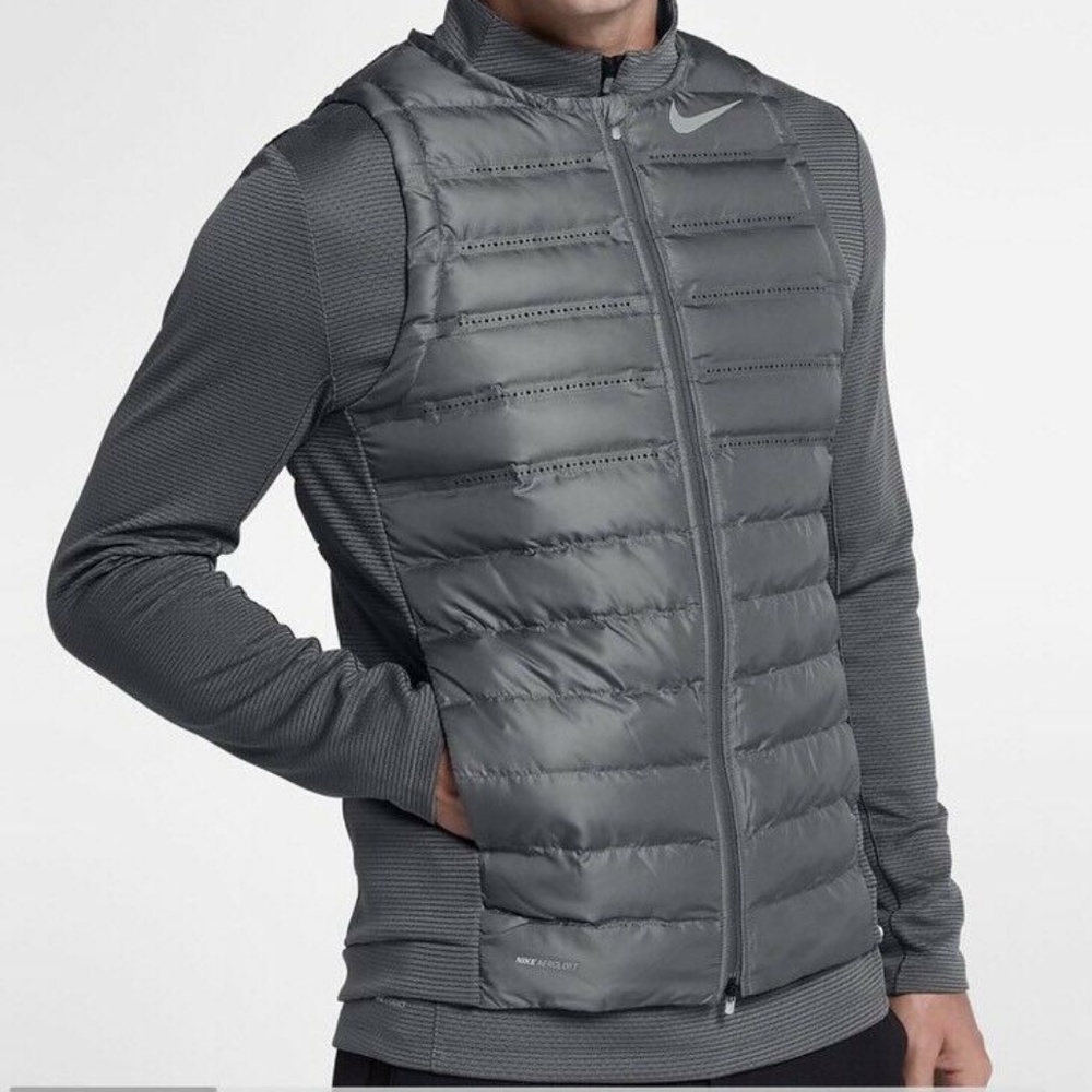 NIKE AEROLOFT Men's Golf Vest Puffer Zip Up Laser - Picture 3 of 13